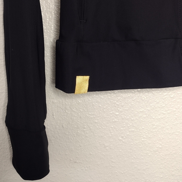 Monreal London Women's Black Full Zipper Active Athletic Long Sleeve Jacket Sz M - Picture 9 of 15